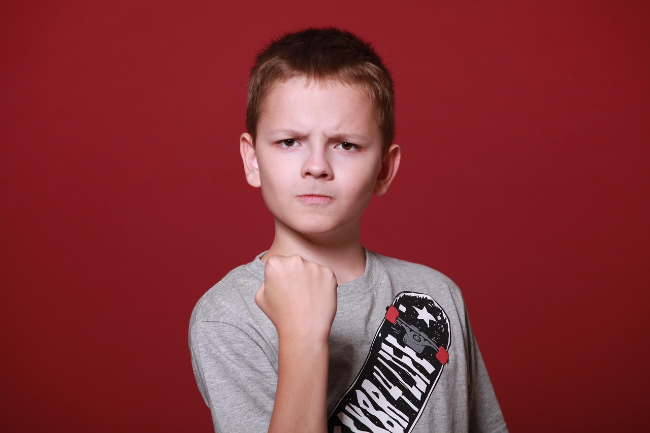 Angry boy